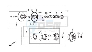 GTS 125I (L8) EU EURO4 drawing CLUTCH