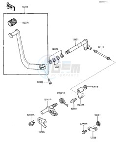 VN 700 A [LTD] (A1) [LTD] drawing GEAR CHANGE MECHANISM