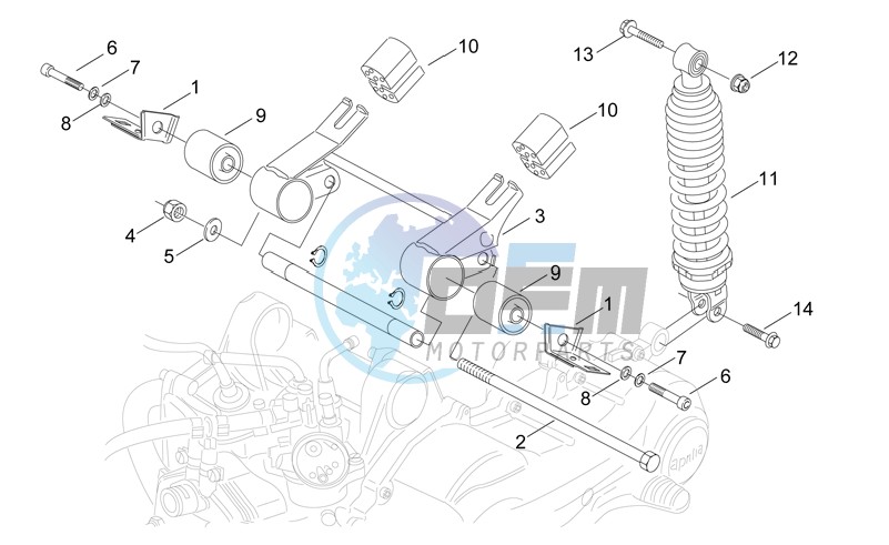 Connecting rod and Shock absorber