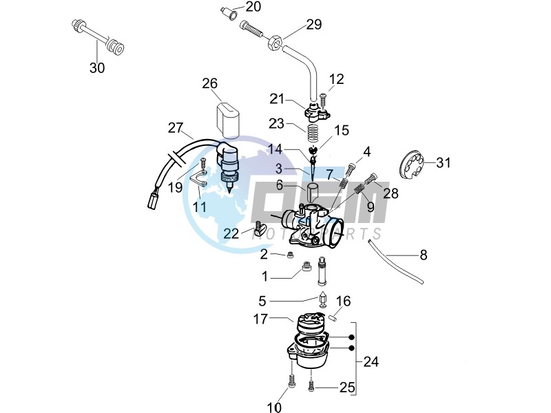 Carburetors components