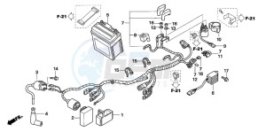 TRX90 drawing WIRE HARNESS