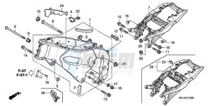 CBR1000RA9 France - (F / ABS CMF MME REP) drawing FRAME BODY