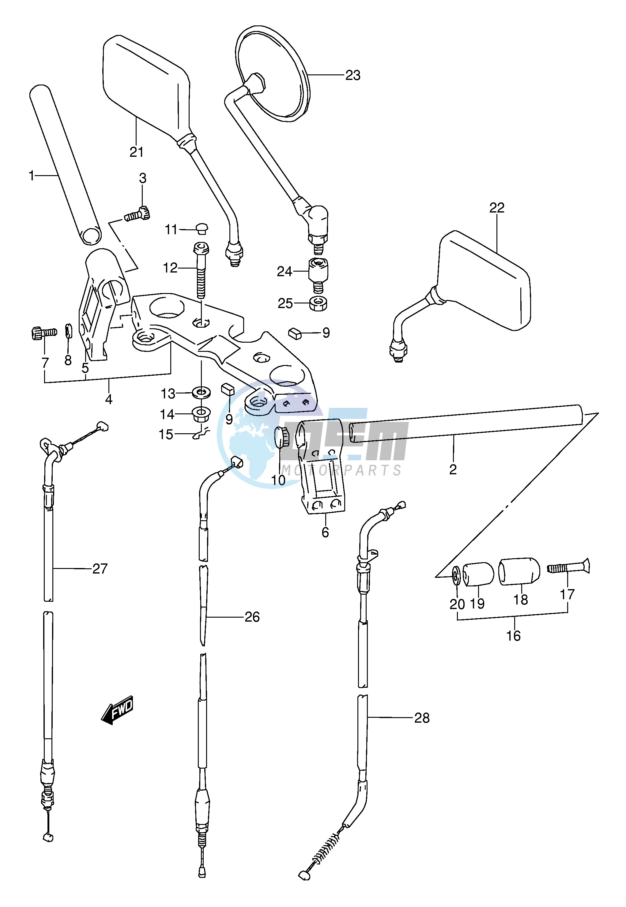 HANDLEBAR (MODEL S)