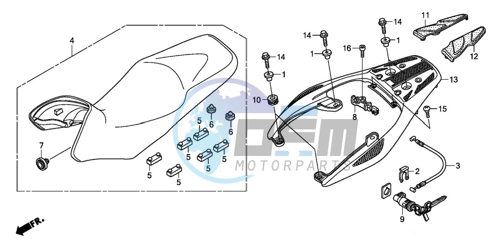 SEAT/REAR CARRIER