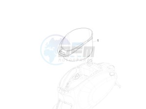 Sprint iGet 125 4T 3V ie ABS (APAC) drawing Helmet huosing - Undersaddle