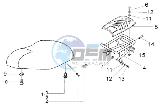 Saddle - Luggage carrier