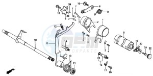 ST70 50 drawing GEARSHIFT DRUM