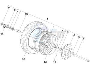 Stalker 50 Special Edition drawing Front wheel