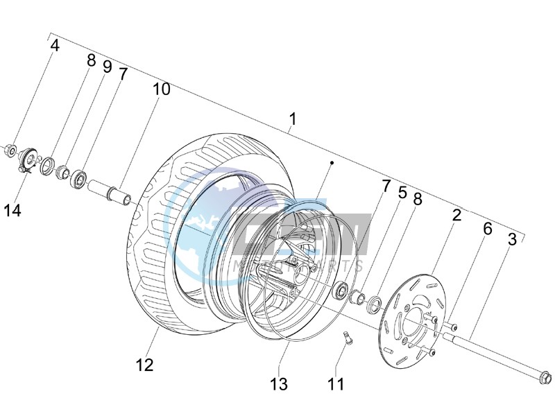 Front wheel