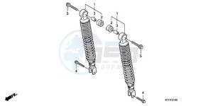 SH1259 UK - (E) drawing REAR CUSHION