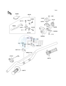 KX 85 A [KX85] (A1-A5) [KX85] drawing HANDLEBAR