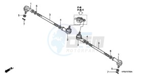 TRX500FPE9 Australia - (U / PS) drawing TIE ROD