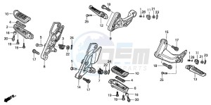 CB1300F CB1300SUPER FOUR drawing STEP