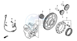 NV750C2 drawing PULSE GENERATOR/ STARTING CLUTCH