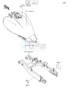 VULCAN S ABS EN650DHFA XX (EU ME A(FRICA) drawing Labels