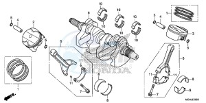 VFR1200X Europe Direct - (ED) drawing CRANKSHAFT/PISTON