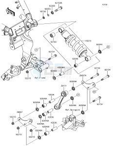 VULCAN S ABS EN650EHF XX (EU ME A(FRICA) drawing Suspension/Shock Absorber