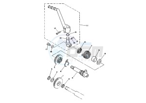 YZ LC 125 drawing STARTER