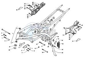 V RAPTOR 650 drawing FRAME