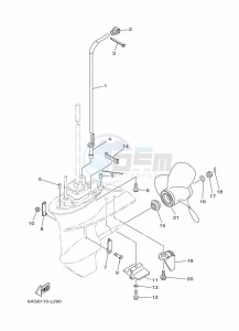 F20BMHL drawing LOWER-CASING-x-DRIVE-2