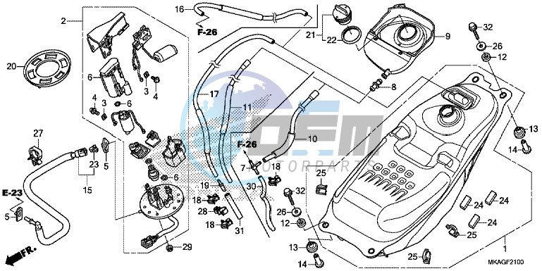 FUEL TANK/ FUEL PUMP