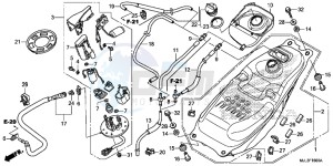 NC750XDE NC750XD Europe Direct - (ED) drawing FUEL TANK/ FUEL PUMP