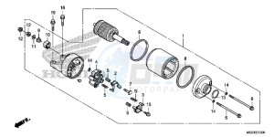 CB1100AE CB1100 ABS UK - (E) drawing STARTING MOTOR