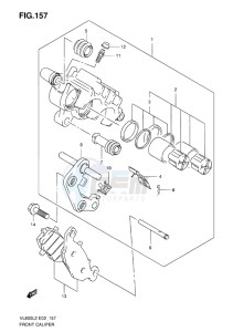 VL800 INTRUDER EU drawing FRONT CALIPER