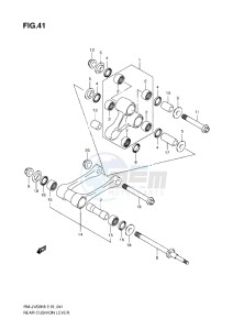 RM-Z 450 drawing REAR CUSHION LEVER (K8-K9)