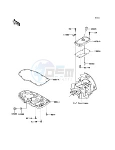 W800 EJ800AEFA GB XX (EU ME A(FRICA) drawing Breather Cover/Oil Pan