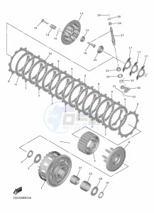 YZF600 YZF-R6 (BN6K) drawing CLUTCH