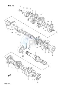 VX800 (E28) drawing TRANSMISSION