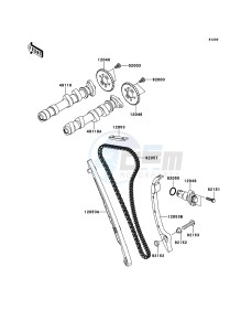 ER-6f EX650A6F GB XX (EU ME A(FRICA) drawing Camshaft(s)/Tensioner