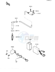 KL 250 D [KLR250] (D4-D6) [KLR250] drawing IGNITION SYSTEM