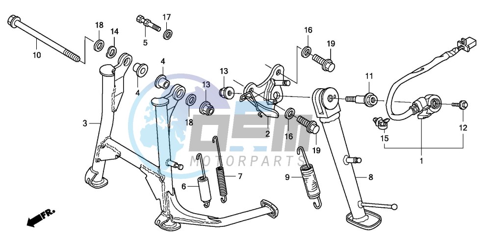 STAND (CBF600S8/SA8/N8/NA8)