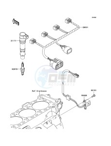 NINJA ZX-10R ZX1000D6F FR GB XX (EU ME A(FRICA) drawing Ignition System