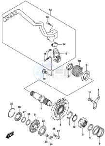 RM-Z450 drawing KICK STARTER