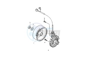 YP E MAJESTY 180 drawing GENERATOR