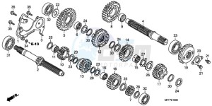 XL700V9 UK - (E / MKH SPC) drawing TRANSMISSION