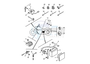 XVS DRAG STAR 650 drawing BATTERY MY97