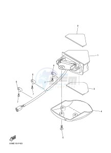 WR250F (1HCE) drawing TAILLIGHT