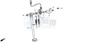 XLR125R drawing STAND