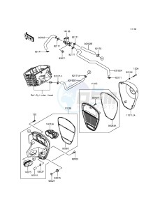 VULCAN 900 CLASSIC VN900BFF GB XX (EU ME A(FRICA) drawing Air Cleaner