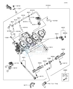 NINJA ZX-6R ZX636EGF FR GB XX (EU ME A(FRICA) drawing Throttle