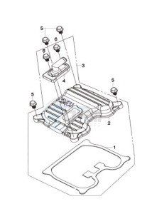 QUAD LANDER 250 drawing CYLINDER HEADCOVER