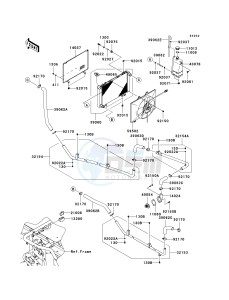 KAF 620 P [MULE 4000] (P9F-PAF) P9F drawing RADIATOR