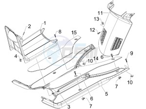 NRG 50 power DT drawing Side cover - Spoiler