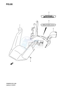 AN650 (E2) Burgman drawing HANDLE COVER