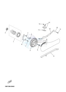 X-MAX125 XMAX 125 EVOLIS 125 (2ABB 2ABB) drawing CAMSHAFT & CHAIN