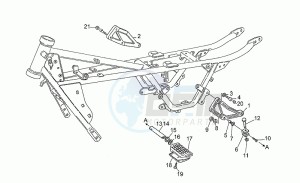 Nevada 750 drawing Foot rests